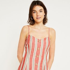 Urban Outfitters Button Down Linen Dress